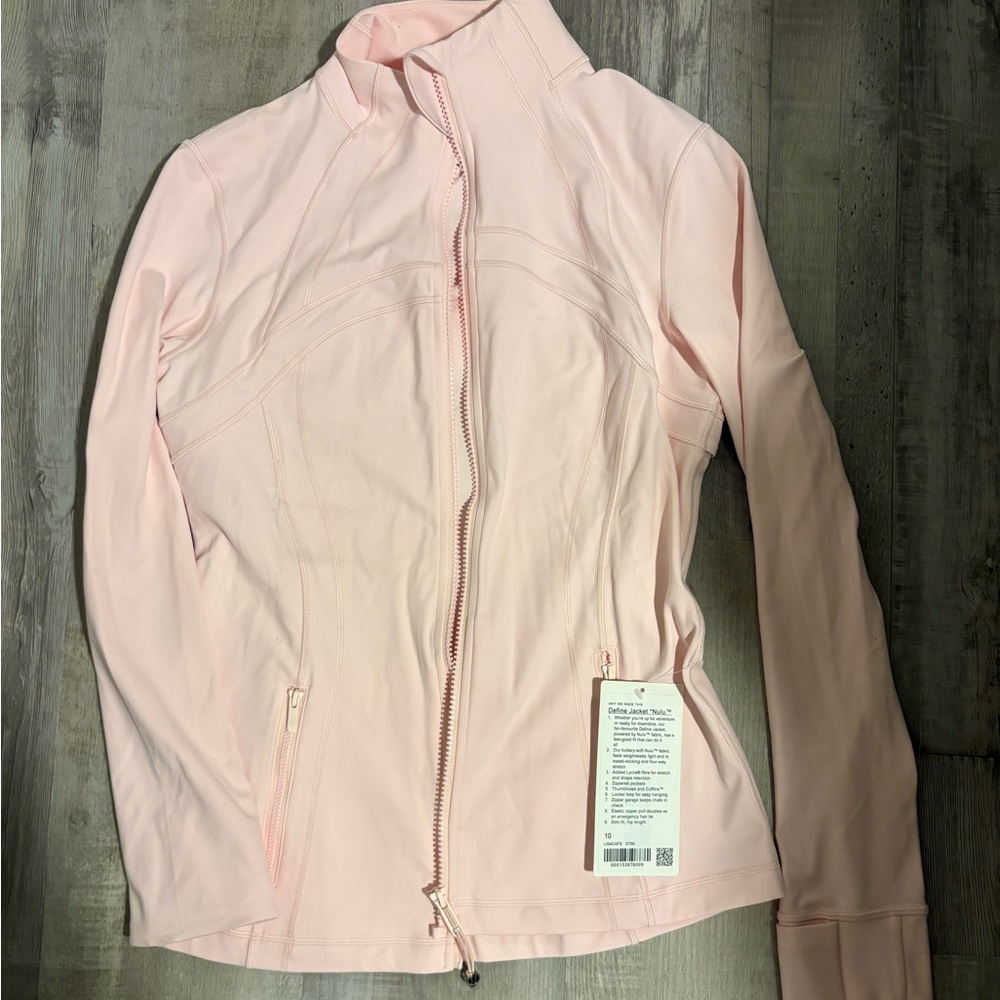 Light Pink Women’s Zip-Up Jacket